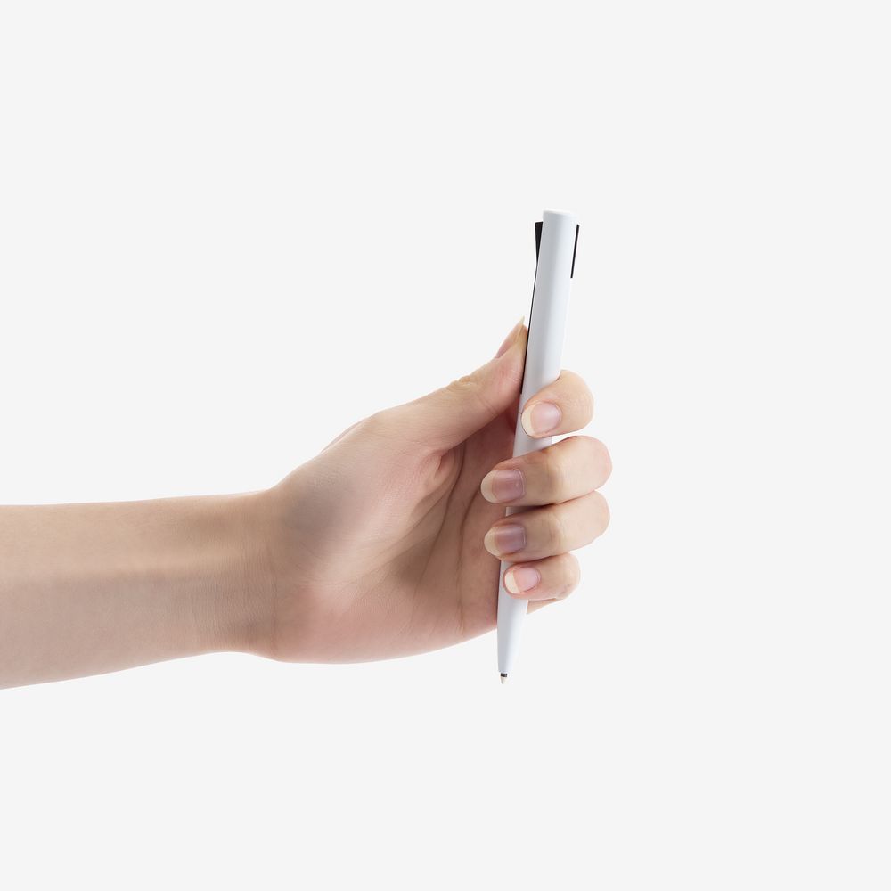 Ручка шариковая Snap, матовая белая / Миниатюра WWW (1000)