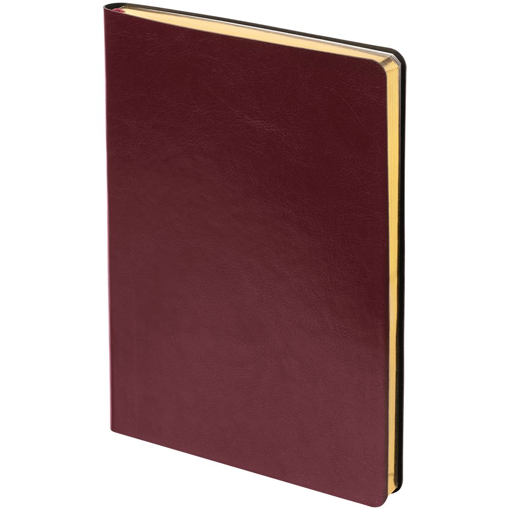Ежедневник Nebraska Flex, недатированный, бордовый с золотистым / Миниатюра WWW (1000)