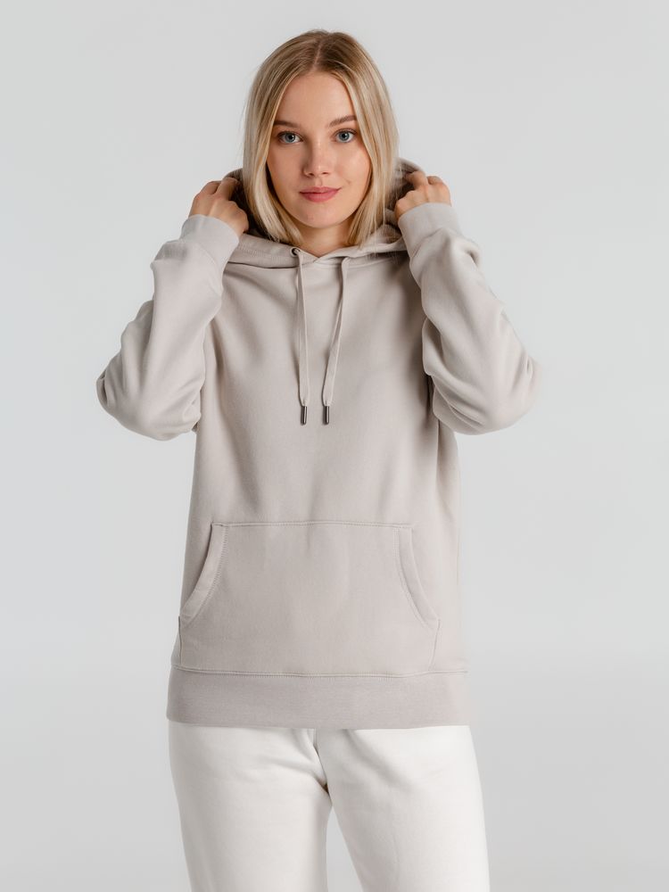 Толстовка с капюшоном унисекс King, дымчато-серая / Миниатюра WWW (1000)