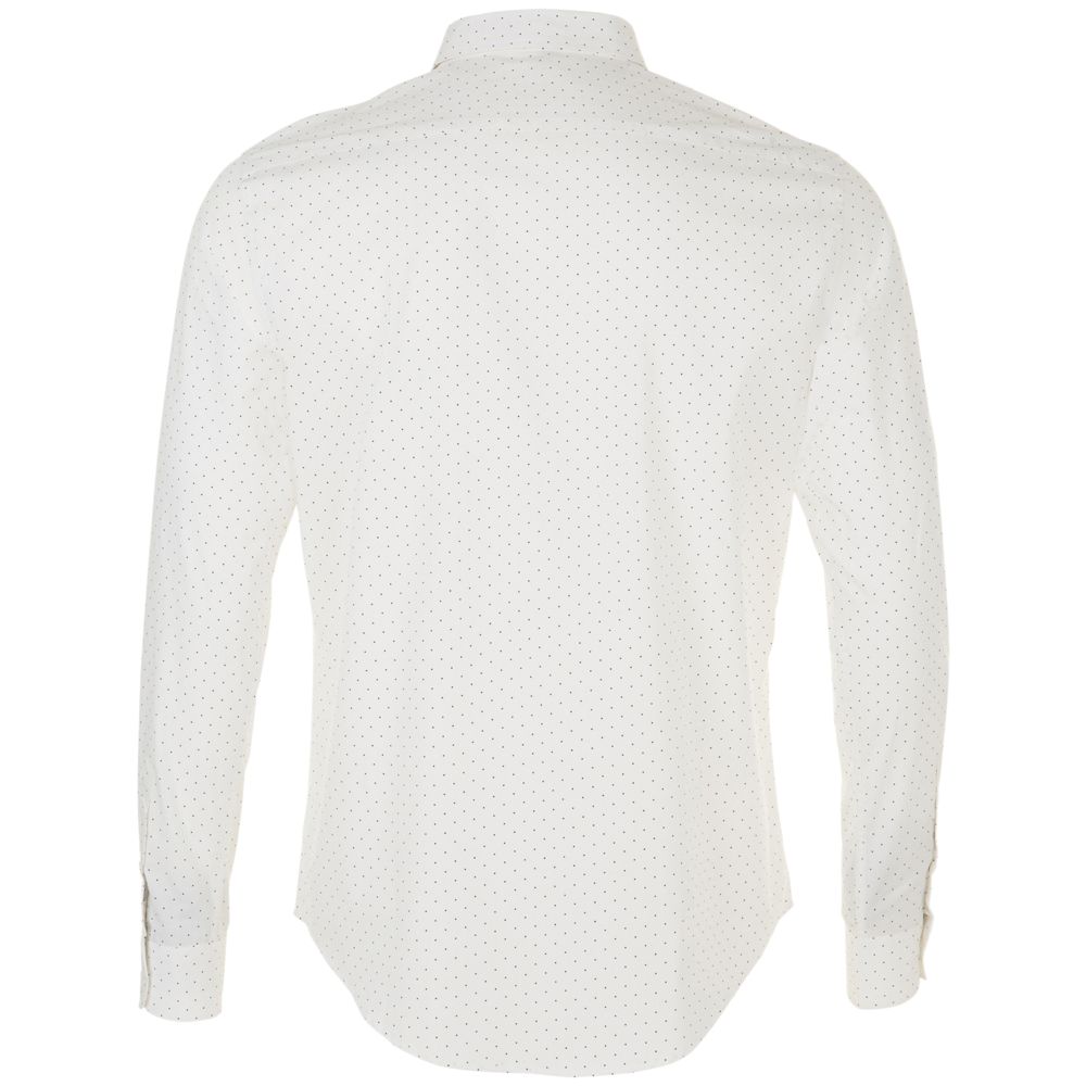 Рубашка мужская Becker Men, белая с темно-синим / Миниатюра WWW (1000)