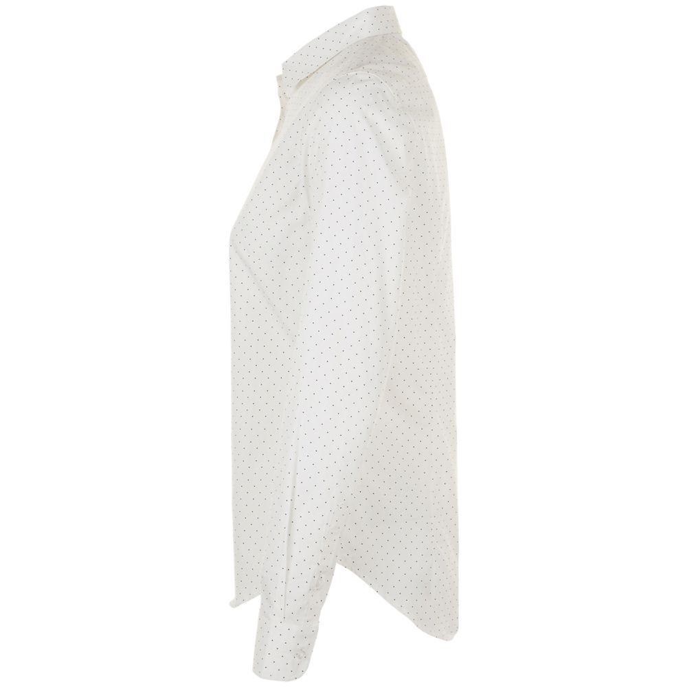 Рубашка женская Becker Women, белая с темно-синим / Миниатюра WWW (1000)