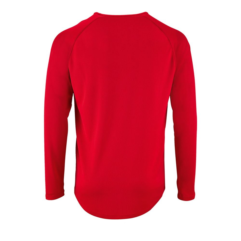 Футболка с длинным рукавом Sporty LSL Men, красная / Миниатюра WWW (1000)