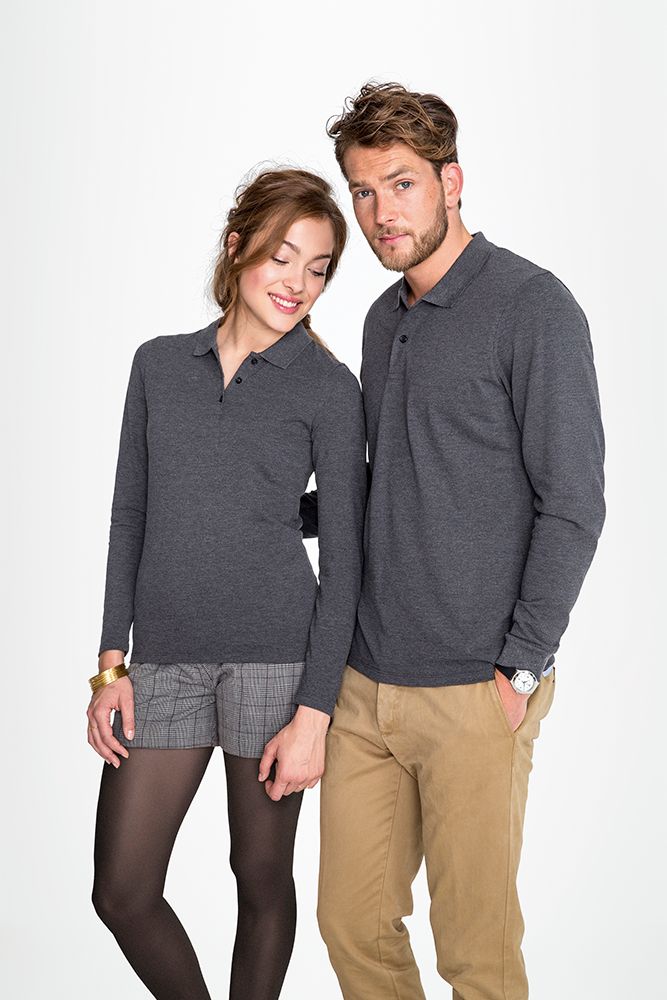 Рубашка поло мужская с длинным рукавом Perfect LSL Men, красная / Миниатюра WWW (1000)