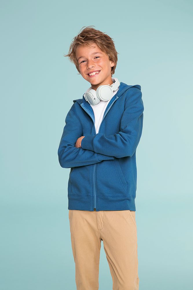 Толстовка детская Stone Kids, серый меланж / Миниатюра WWW (1000)