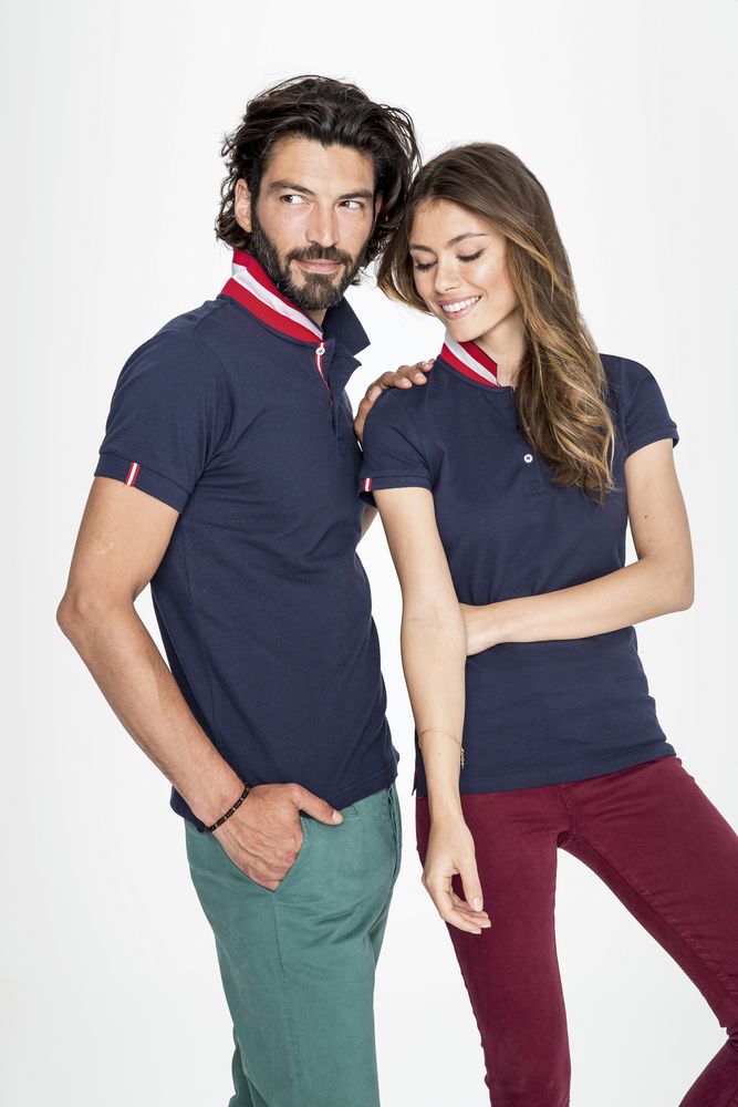 Рубашка поло Patriot Women, белая с черным / Миниатюра WWW (1000)