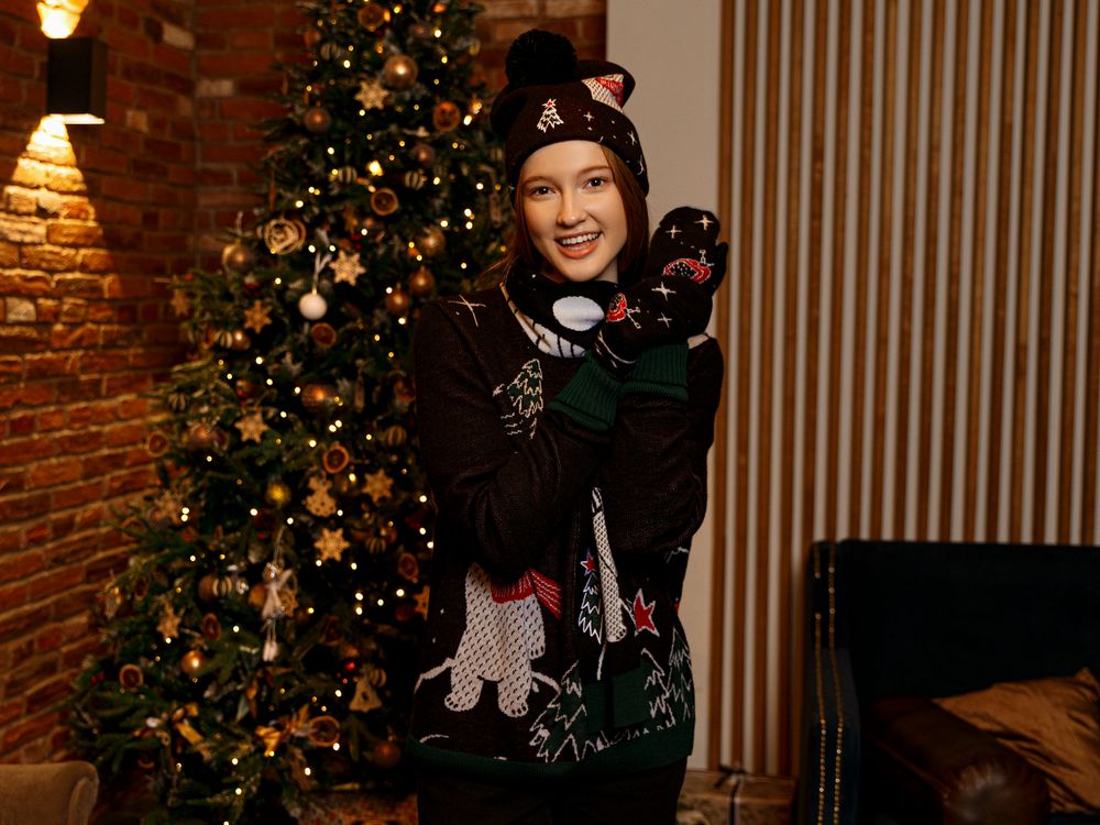 Варежки «Куранты» / Миниатюра WWW (1000)