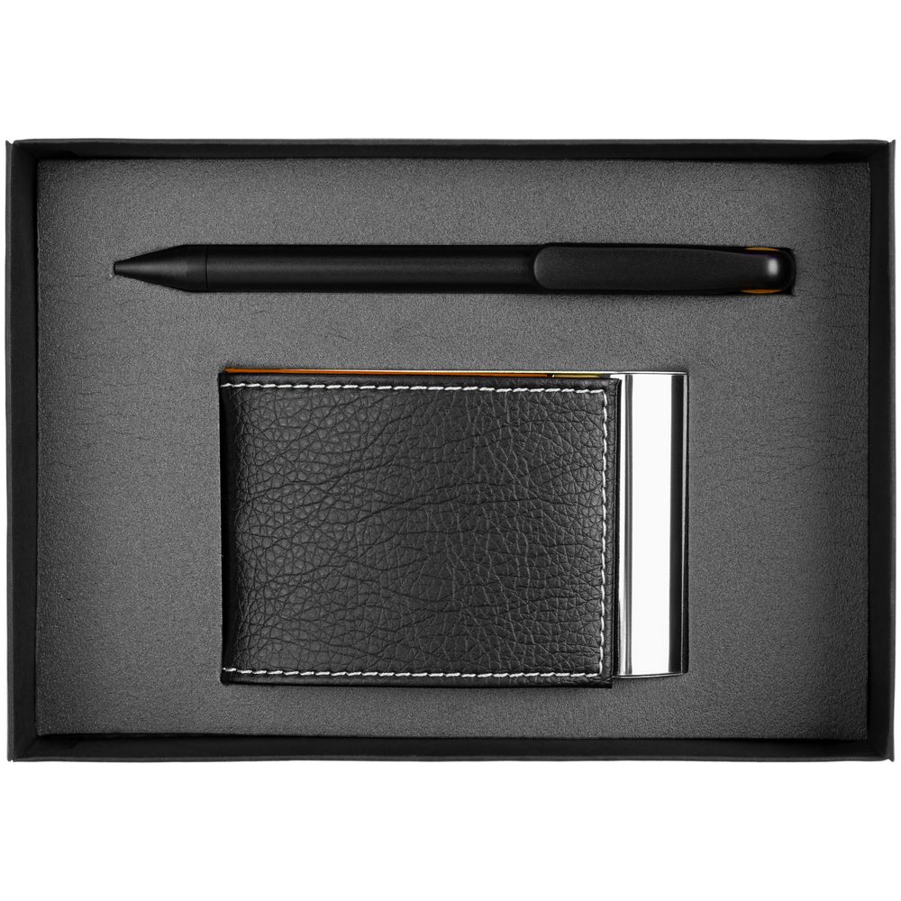 Набор Prestige, черный с оранжевым / Миниатюра WWW (1000)