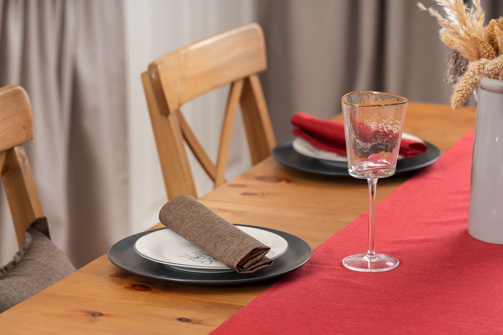 Салфетка сервировочная Settle In, коричневая / Миниатюра WWW (1000)