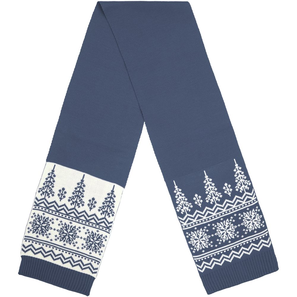 Шарф Elnik, серый с молочно-белым / Миниатюра WWW (1000)