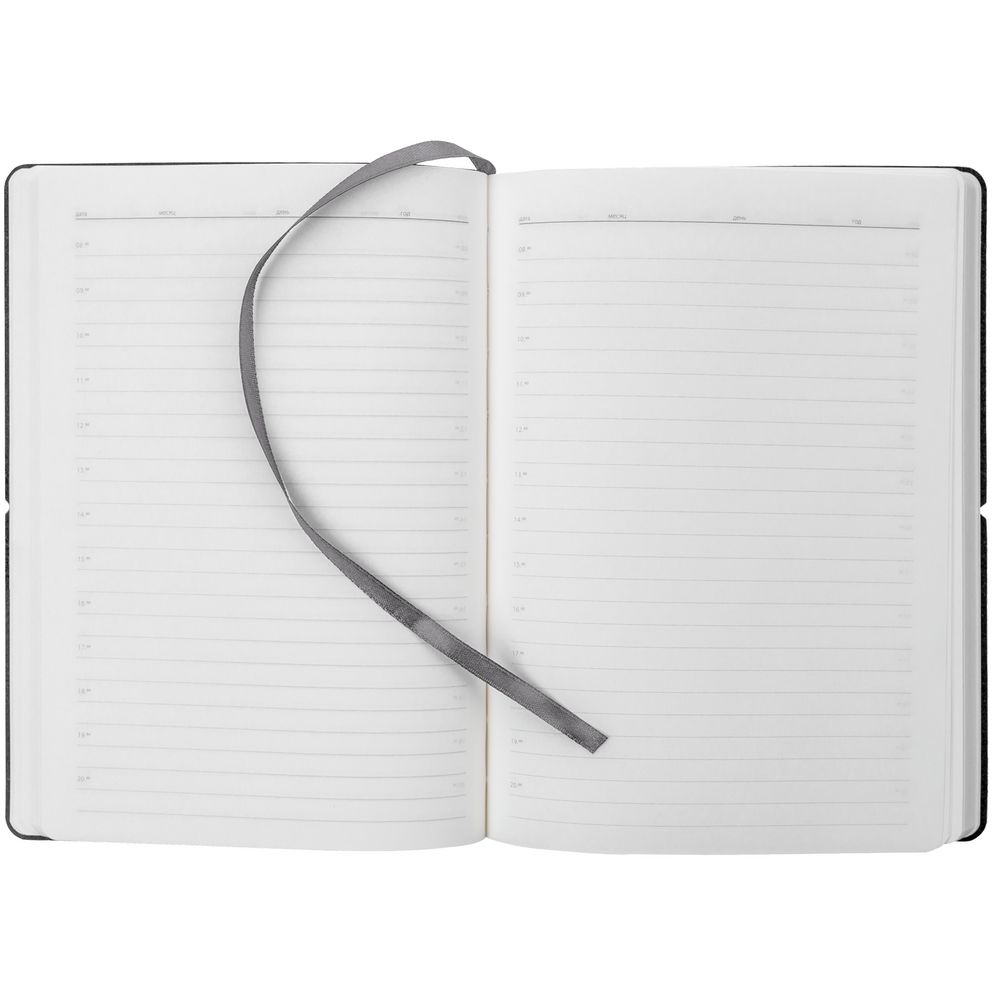 Ежедневник Folks, недатированный, серый / Миниатюра WWW (1000)