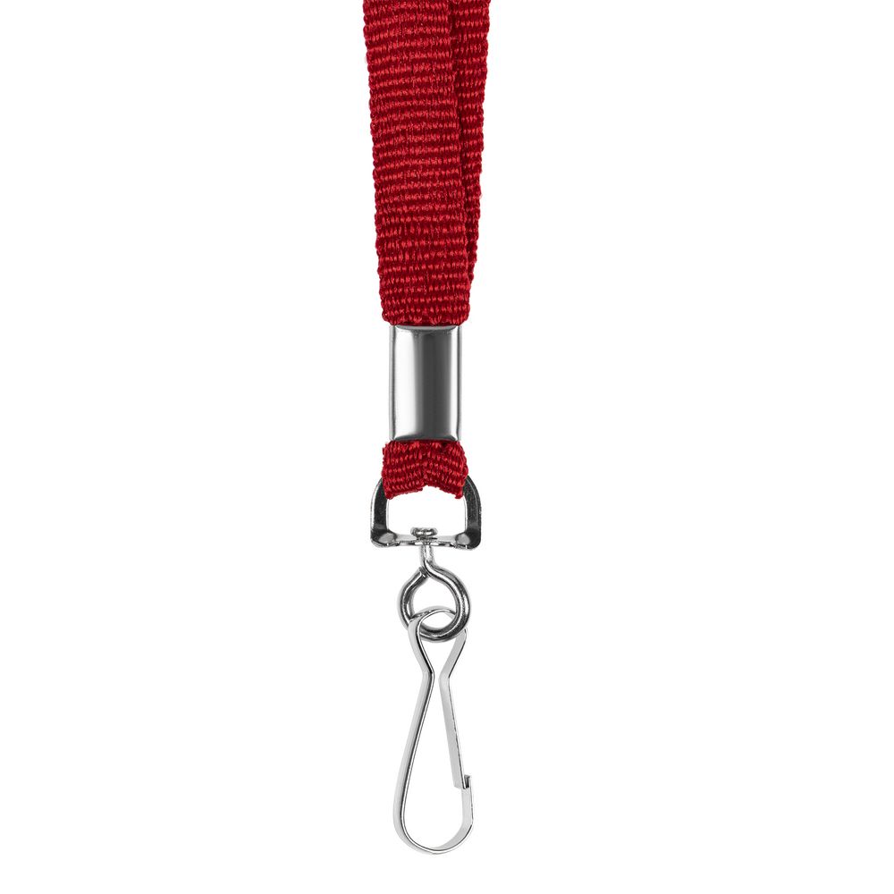 Лента с карабином Colorplan, красная / Миниатюра WWW (1000)