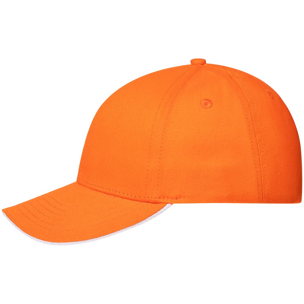 Бейсболка Spiker, оранжевая с белым / Миниатюра WWW (1000)