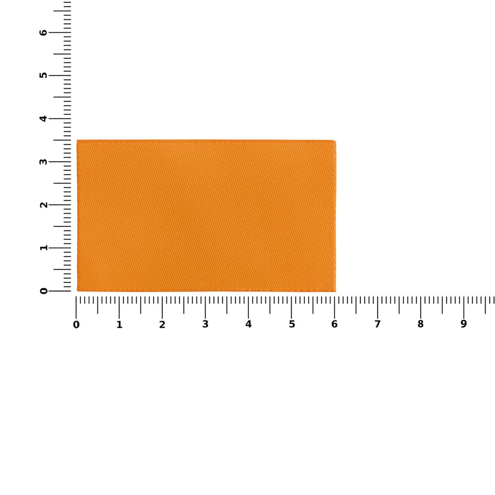 Лейбл тканевый Epsilon, M, оранжевый / Миниатюра WWW (1000)