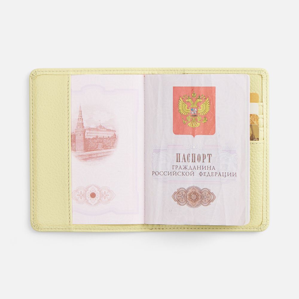 Обложка для паспорта Unison, светло-зеленая / Миниатюра WWW (1000)