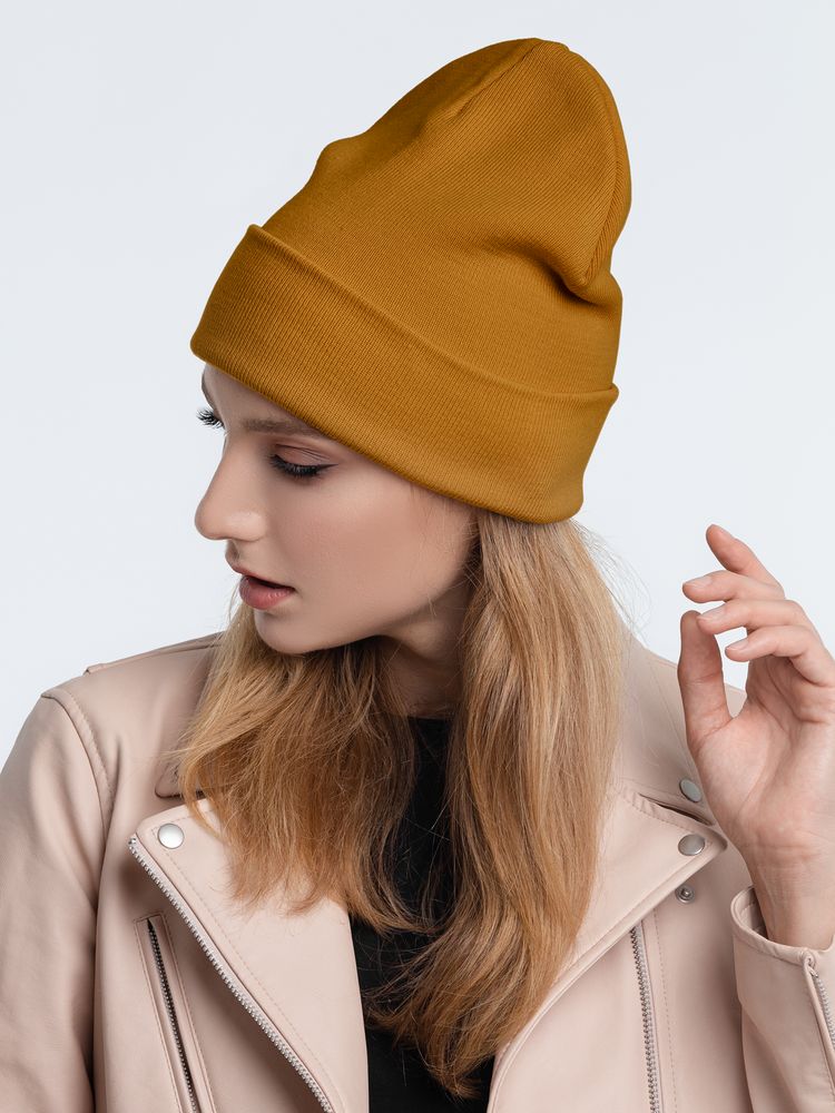 Шапка Real Talk, горчичная / Миниатюра WWW (1000)