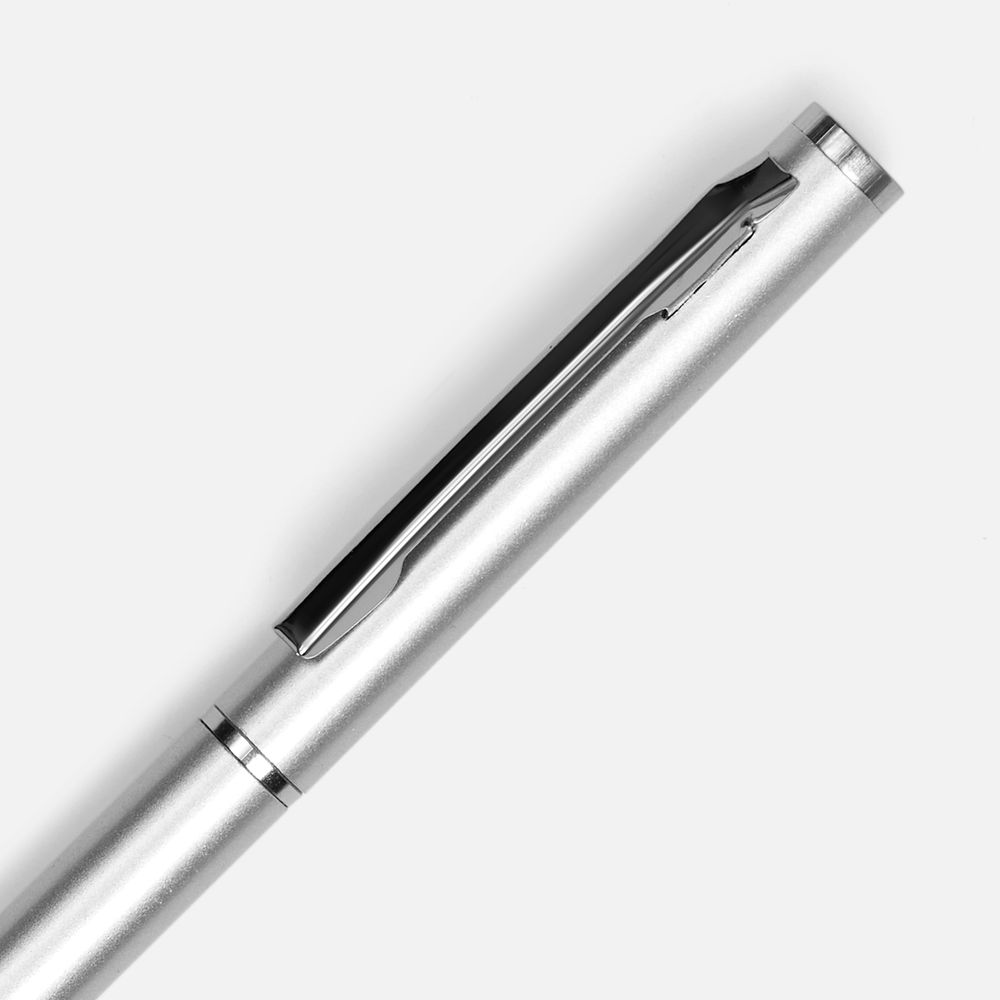 Ручка шариковая Hotel Chrome, ver.2, серебристая / Миниатюра WWW (1000)