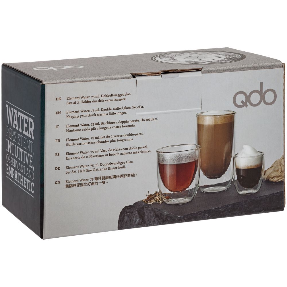 Набор из 2 малых стаканов Elements Wood / Миниатюра WWW (1000)