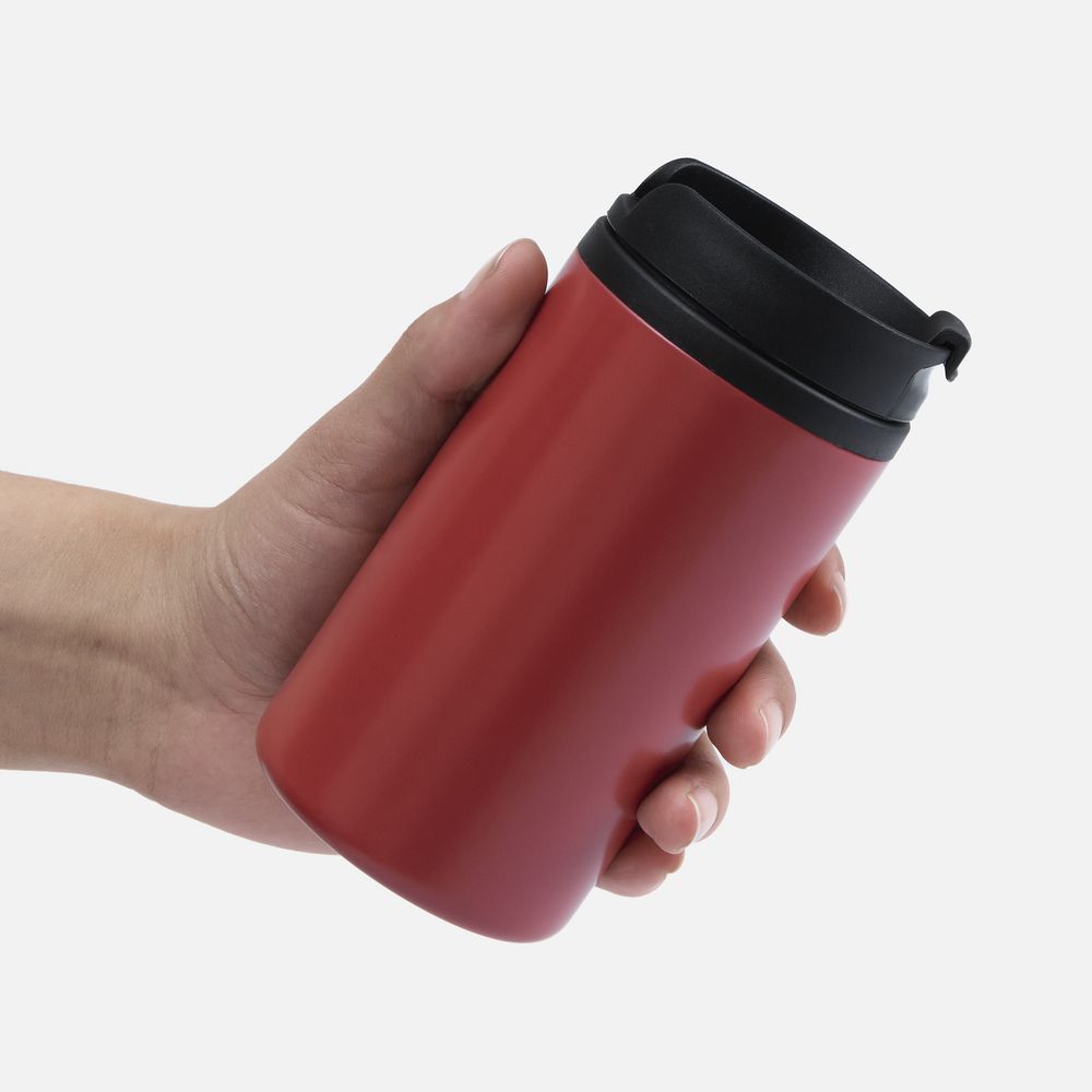 Термостакан Canella, красный матовый / Миниатюра WWW (1000)