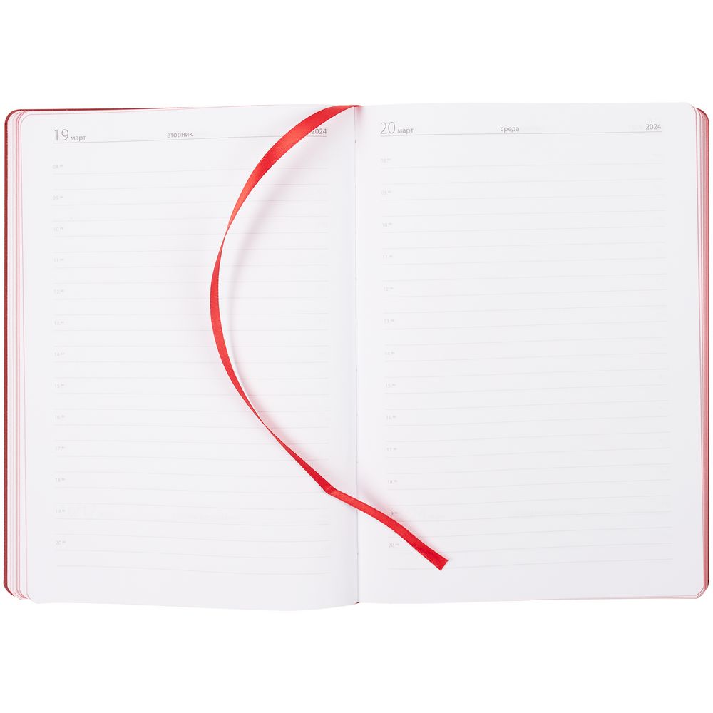 Ежедневник Must, датированный, красный / Миниатюра WWW (1000)