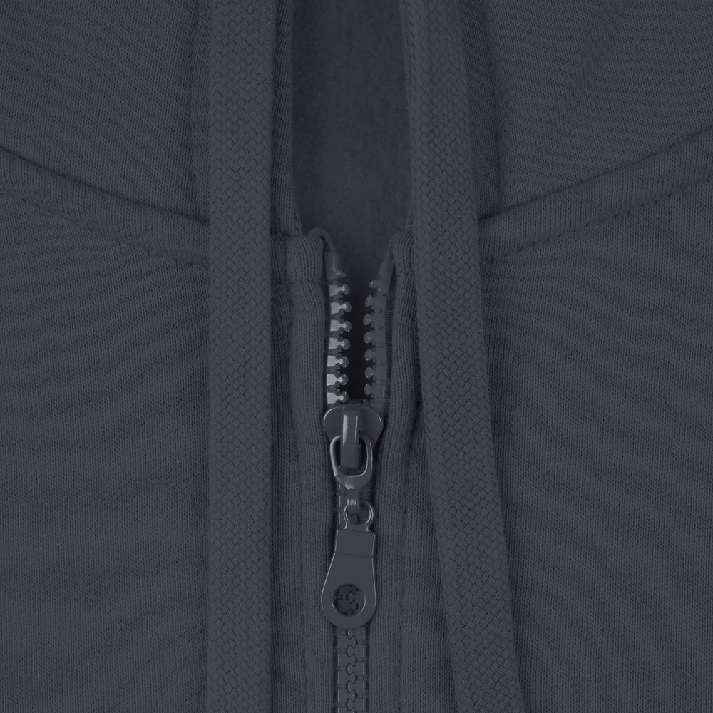 Толстовка на молнии с капюшоном Siverga 2.0 Heavy, темно-серая (графит) / Миниатюра WWW (1000)