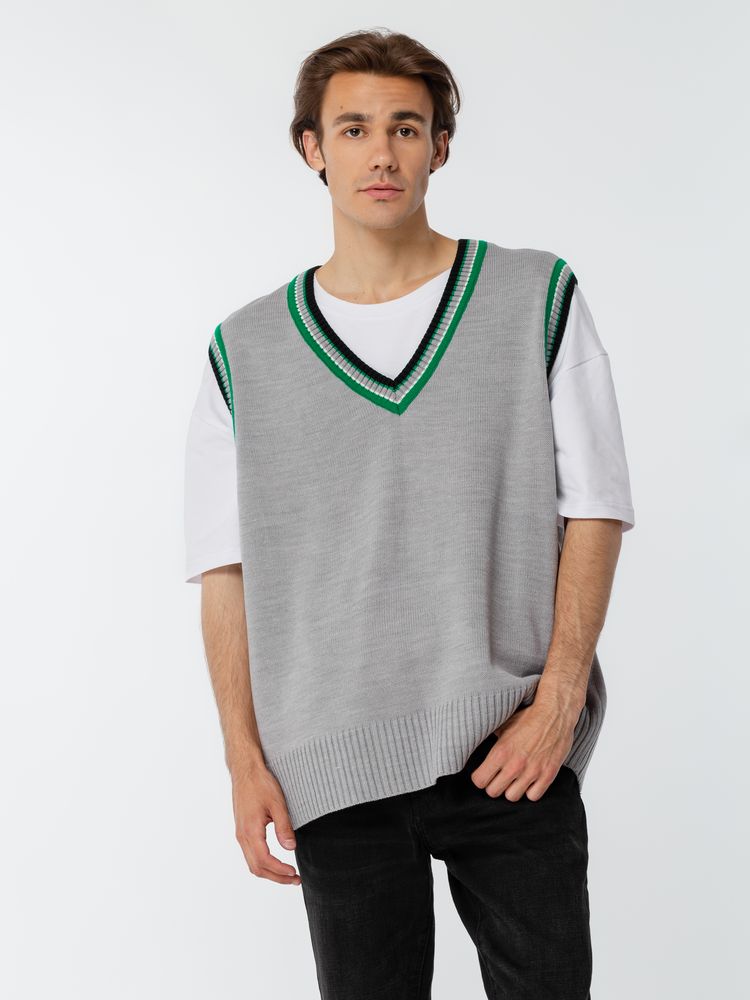 Жилет оверсайз унисекс Cornell в сумке, светло-серый / Миниатюра WWW (1000)