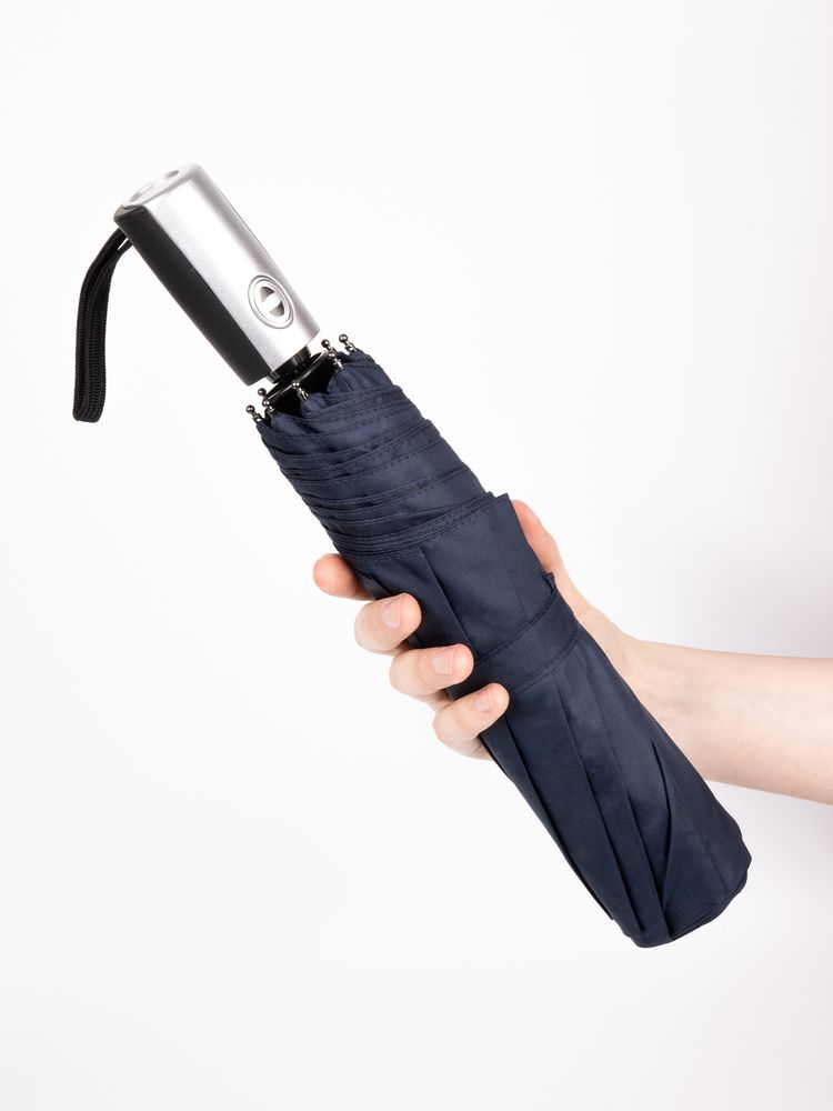 Зонт складной Fiber, темно-синий / Миниатюра WWW (1000)