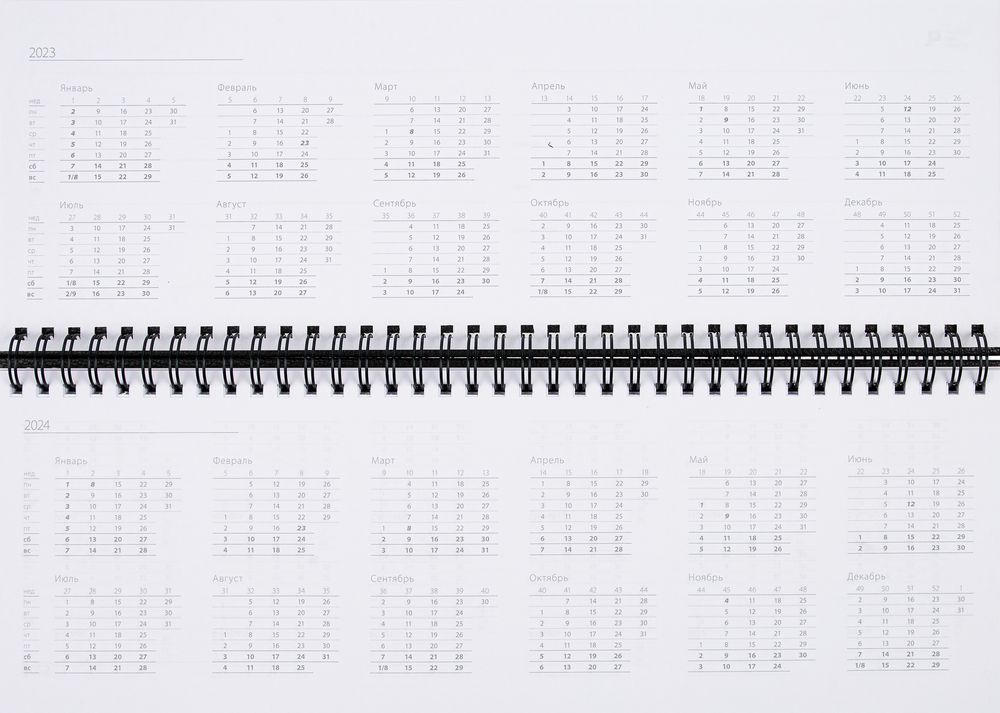 Планинг Grade, недатированный, оранжевый / Миниатюра WWW (1000)