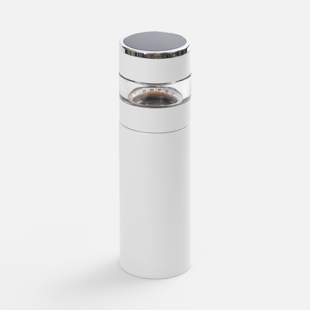 Смарт-бутылка с инфьюзером Thermory, белая / Миниатюра WWW (1000)