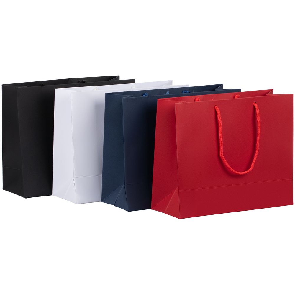 Пакет бумажный Ample Plus S, синий / Миниатюра WWW (1000)