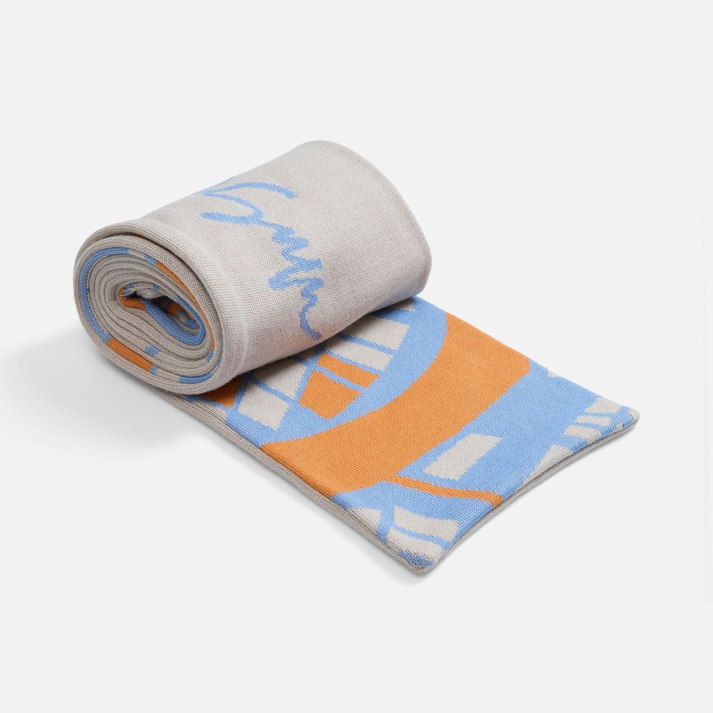Шарф на заказ Tricksy Classic Net, L, полушерсть / Миниатюра WWW (1000)