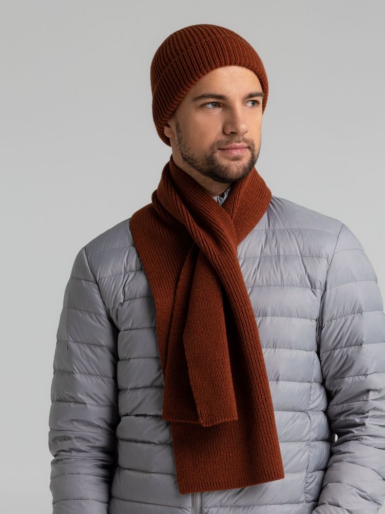 Шапка Bernard, коричневая (терракота) / Миниатюра WWW (1000)