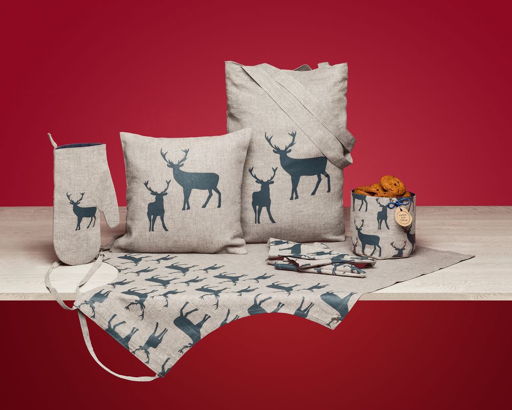 Набор салфеток «Северный олень» / Миниатюра WWW (1000)