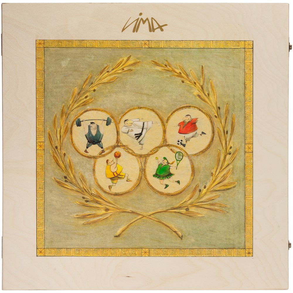 Набор из 5 елочных игрушек Sports Collection / Миниатюра WWW (1000)