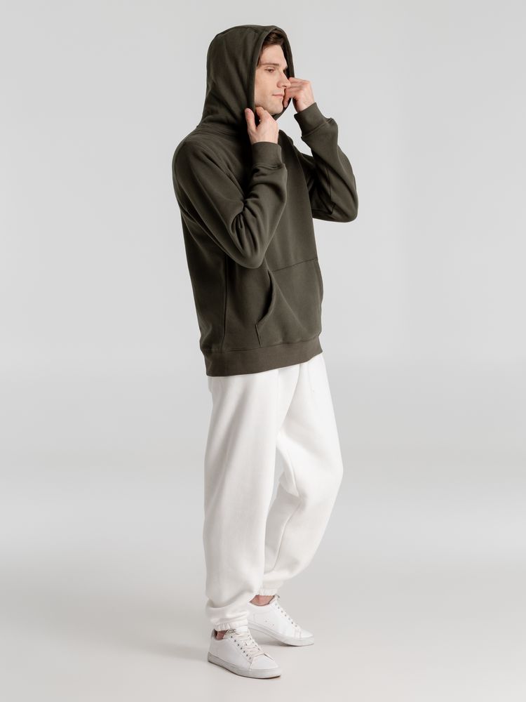 Толстовка с капюшоном унисекс King, хаки / Миниатюра WWW (1000)