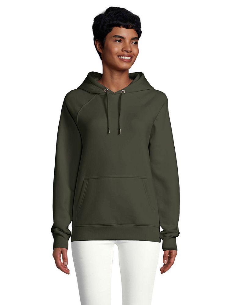 Толстовка унисекс Stellar, хаки / Миниатюра WWW (1000)