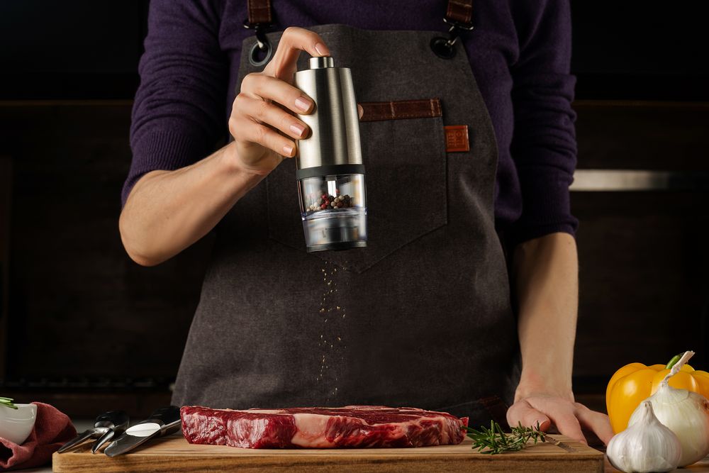 Электрическая мельница для специй Mill of Steel, малая, без упаковки / Миниатюра WWW (1000)