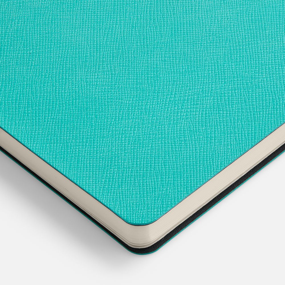 Ежедневник Lungo, недатированный, бирюзовый / Миниатюра WWW (1000)