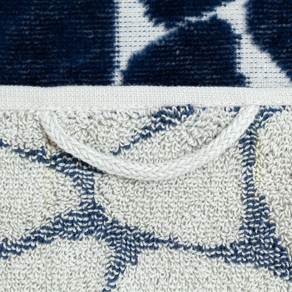 Полотенце Giraffe, большое, бежевое с синим / Миниатюра WWW (1000)