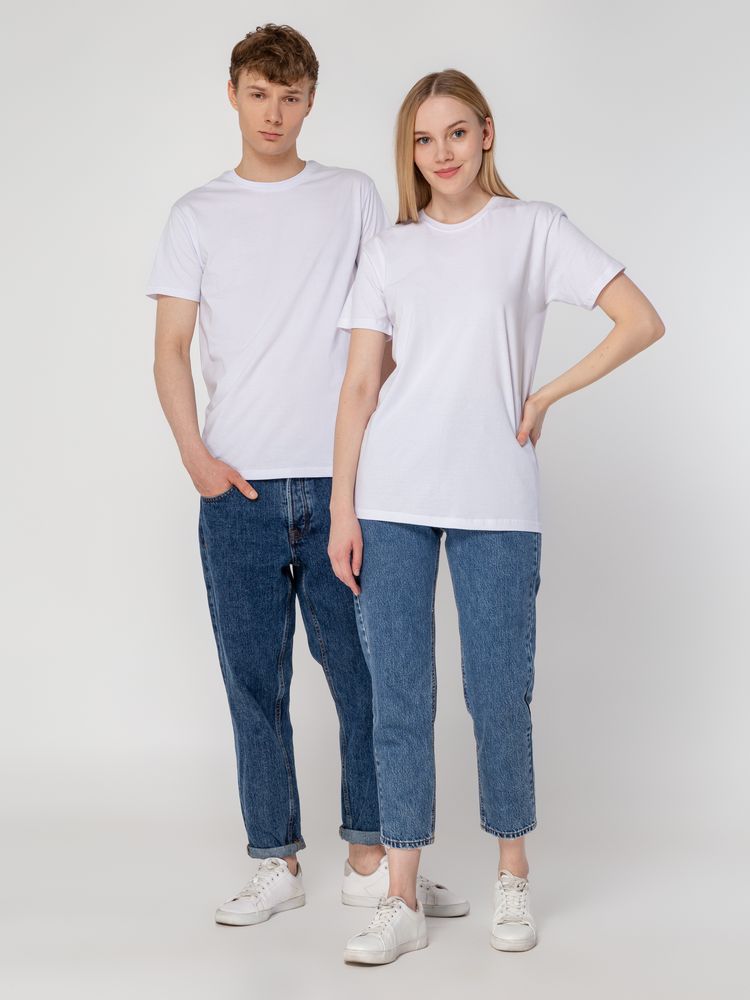 Футболка унисекс T-Bolka 160, белая / Миниатюра WWW (1000)