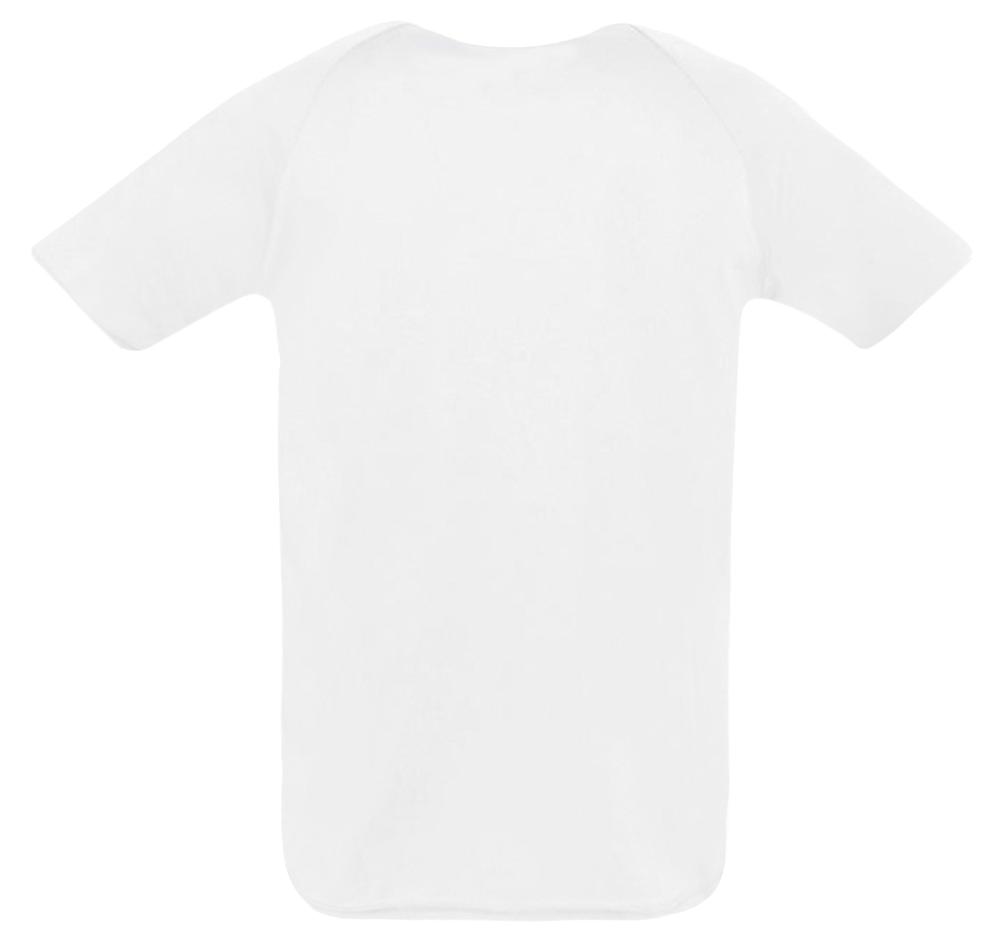 Футболка унисекс Sporty 140, белая / Миниатюра WWW (1000)