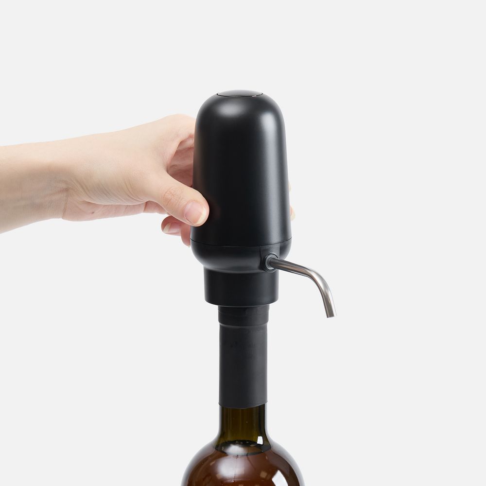 Электрический аэратор-дозатор для вина Lonks, черный / Миниатюра WWW (1000)