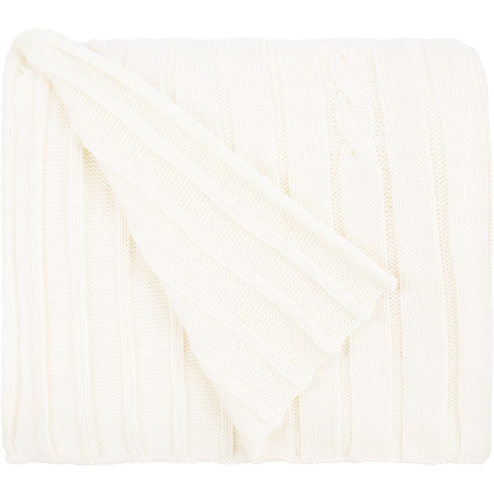 Плед Tressa, белый (молочный) / Миниатюра WWW (1000)