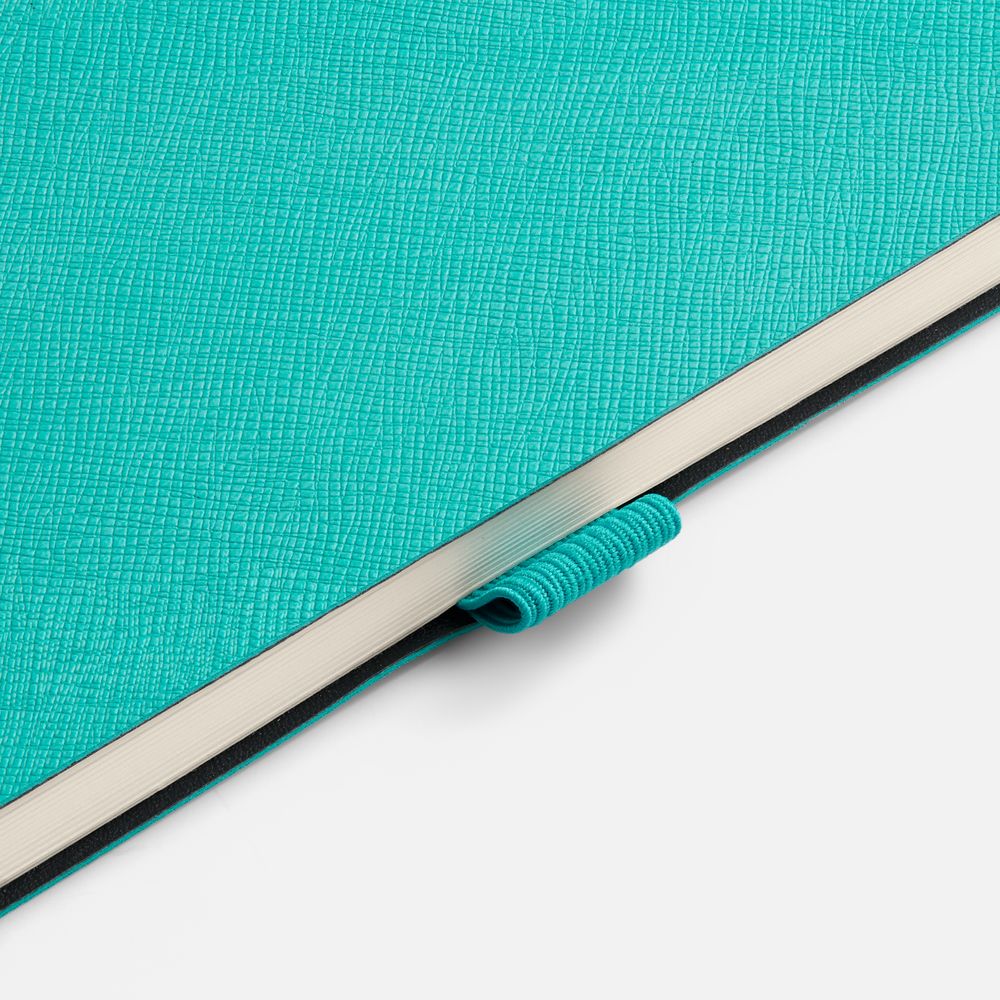 Ежедневник Lungo, недатированный, бирюзовый / Миниатюра WWW (1000)