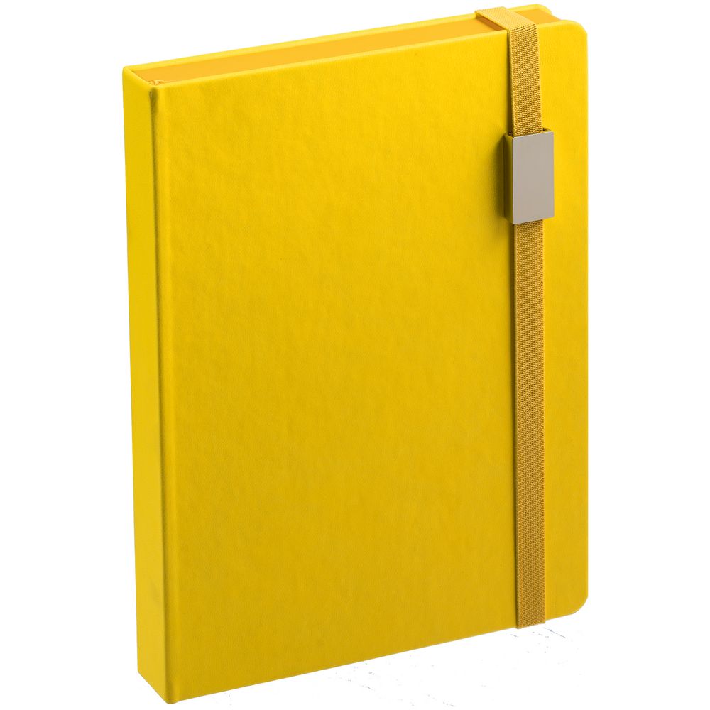 Ежедневник New Factor Metal, желтый / Миниатюра WWW (1000)