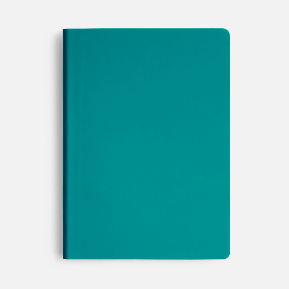 Ежедневник Flex Shall New, недатированный, бирюзовый / Миниатюра WWW (1000)