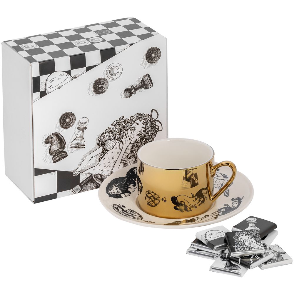 Набор «Время чудес», золотистый / Миниатюра WWW (1000)