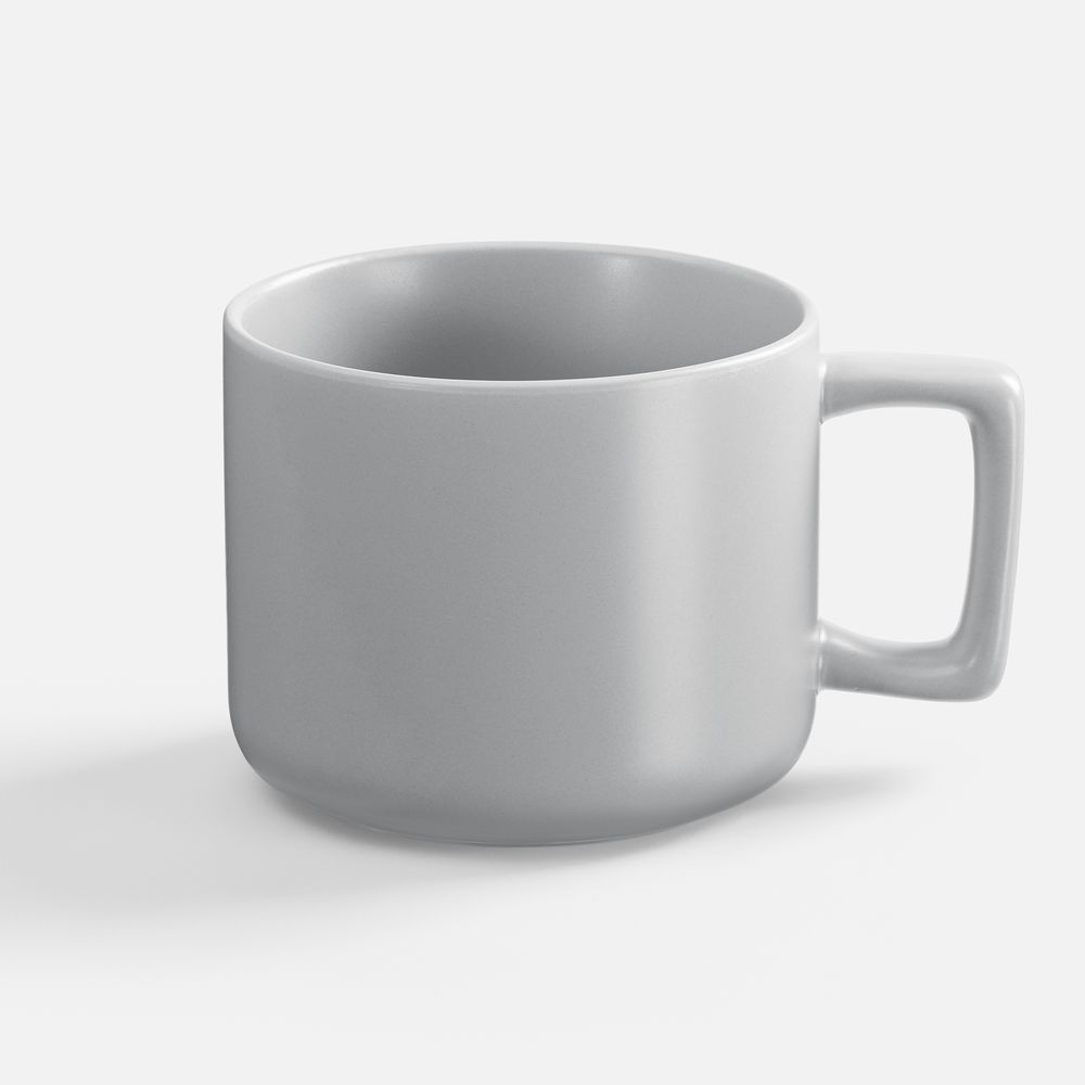 Чашка Jumbo в коробке матовая, светло-серая / Миниатюра WWW (1000)