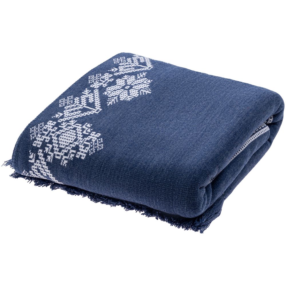 Плед Onego, синий (джинс) / Миниатюра WWW (1000)