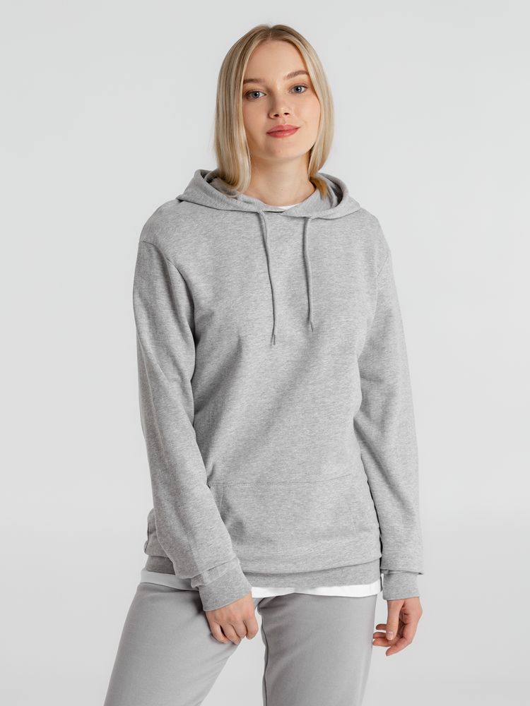 Толстовка с капюшоном унисекс Hoodie, серый меланж / Миниатюра WWW (1000)