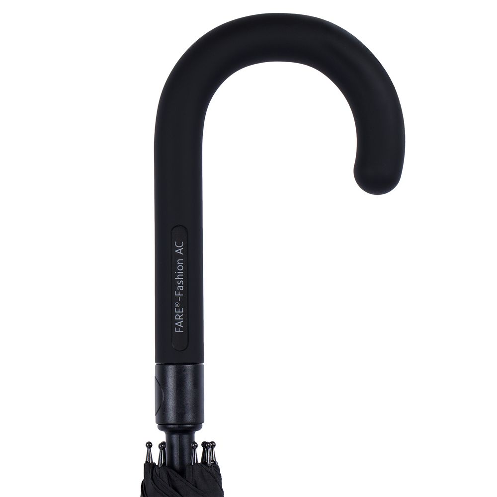 Зонт-трость Fashion, черный / Миниатюра WWW (1000)